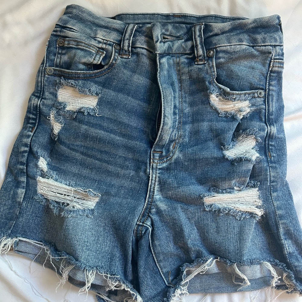 American Eagle Distressed Denim Shorts